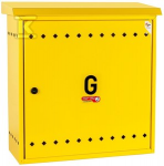 Weba DĖŽĖ 600X600X250 LAISVA STOGAS - GELTONAS