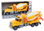 Lean Toys Geltonas betono mai&scaron;ytuvas su trinties pavara