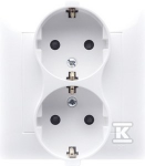 Kontakt Simon GN.SCHUKO 2-CR.Baltas SIMON54