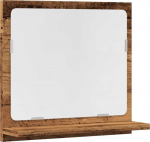 Veidrodinė vonios spintelė, medienos, 40x11x37cm, mediena