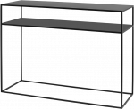 Customform Konsolinis stalas, TENSIO 2 FLOOR METAL, 100x35 cm, Juoda