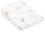 Pagalvės-pagalvėlės užvalkalas vežimėliui New Baby BASIC smėlio spalvos 30x37 cm