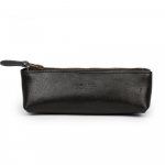 Solier Accessories Leather pencil case Solier SA51 juodas