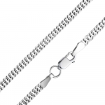 Sidabrinė grandinėlė "Double Curb" Brasco 54381