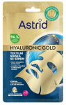 Astrid Textile mask with auksinis proteins for a smoother appearance and restoration of skin volume Hyaluronic Gold drėkinamasis veido kremas Moterims