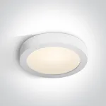 Lubinis &scaron;viestuvas 30W LED apvalus plafonas, baltas, 2700/3000/4000K, 62130F/W/V