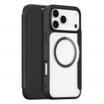 Dux Ducis Skin X Pro dėklas skirtas Apple iPhone 17 Pro Max with Wallet, MagSafe Compatible - juodos spalvos