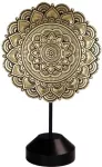 MIRTOP Auksinė mandalos skulptūrėlė &ndash; eleganti&scaron;ka budistinė dekoracija, 28 cm