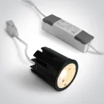 7W LED modulis, MR16, juodas, 3000/4000/5000K, 7307MA/B/V