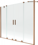 Vonios sienelė Mexen Velar Duo II, Brushed copper, 200 x 150 cm