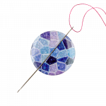 Wonderland Crafts Magnetinis adatų laikiklis siuvinėjimui su neodimio magnetu 2.5&times;2.5 cm