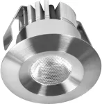 6W LED įleidžiamas &scaron;viestuvas MINI SPOT, nikelio sp., 3000K, IP44