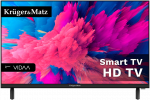 Televizorius TV Set Kruger & Matz KM0224-V3 24' HD Smart TV Wi-Fi Juodas