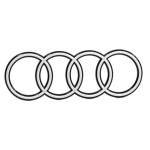 Audi A3 S3 Emblema Poliarinis Baltas VAG Originalus 85E85360590A