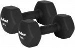 Hantelki żeliwne neoprenowe HEX 2x10kg, REBEL ACTIVE