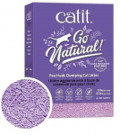 Catit - Go Natural! Pea Husk Pellet Clumping Cat Litter - Lavender Scent - 2 x 2.8kg (5.6kg)
