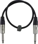 Fuj:tech 6,3 mm TS uros &ndash; 6,3 mm TS uros instrumenttikaapeli, 1 m, musta