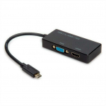 VALUE Ekranas Adapteris USB Typ C - VGA / HDMI