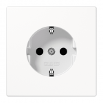 JUNG Lizdas SCHUKO baltas matinis 16A 250V (LS Serija)