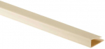PVC dailylentės pradžios profiliuotis J-102 (310), 3 m ilgio