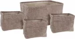 Home Styling Collection Sandėliavimo krep&scaron;elių rinkinys, 4 vnt.