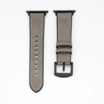 Connect Watch 42/44/45mm Silicone patch Leather Watch Strap (132mm M/L) Sidabrinis