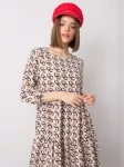 Suknelė Sukienka-WN-SK-R821-1.65-jasny smėlio spalva