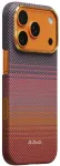 Dėklas PITAKA Edge Case California Dream 02 iPhone 17 Pro / 18 Pro saulėlydžio spalvos