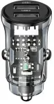 USAMS C31 CC162 automobilinė įkrovimo stotelė | 15W | QC | USB-A | juoda