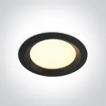 25W LED įleidžiamas &scaron;viestuvas, juodas, 3000/4000/5000K, IP65, 10125BX/B/V