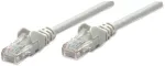 Intellinet 1,5 m Cat6 tinklo kabelis pilkas 1,5 m U/UTP (UTP)