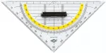 Wedo 52 6 45&deg; tr&oacute;jkąt plastik permatomas 10 vnt.