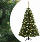 Dirbtinė kalėdinė eglutė su rutuliuku 150 cm 150 LED