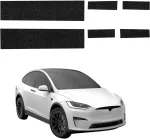GrizzGlass Juoda techninė HeavyDuty Juodas danga slenksčiams, skirta Tesla Model X (2021-2026) [6w1] (GRZ20585)