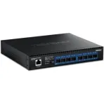 &Scaron;akotuvas Komutatorius TRENDnet TL2-F7080 8 prievadų, valdomas 2 sluoksnio SFP+ komutatorius, kurio pralaidumas 10 Gb/s