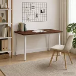 Kvadratinis valgomojo stalas 140 x 80 x 75 cm