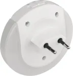 Emos led naktinė lemputė į lizdą su prieblandos jutikliu ir jungikliu, reguliuojamas ry&scaron;kumas, orientacinė lemputė vaikų kambariui, laiptinei, miegamajam, P3317, balta