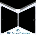 Haruyo privatumo apsauga, suderinama su Ipad 9.7 (6-os kartos, 2018) / Ipad 9.7 (5-os kartos, 2017), 360&deg; apsauganti nuo &scaron;nipinėjimo plėvelė, neatspindinti, atspari įbrėžimams, apsauganti nuo burbuliukų