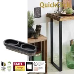 Wagner Quickclick&reg; tandeminių kėdžių slydimo elementai // 8 keičiamų slydimo elementų rinkinys // "ultrasoft" skersmuo 39 x 12 mm - 15899000
