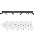 Led lubinis &scaron;viestuvas su 6 Gu10 Led lemputėmis, 5,5w