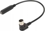 5 kontaktų din midi į 6,35 mm trs audio stereo kabelis