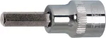 Ks tools 918.1617 1/2" chromeplus &scaron;e&scaron;iakampis galvutės antgalis, trumpas, 17 mm