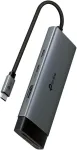 Tp-link Uh7020c usb c &scaron;akotuvas pd100w, 4k 60hz hdmi, 1 &times; usb c, 2 &times; usb a, sd ir microsd kortelės iki 200mb/s, suderinamas su macos, windows, linux, ipad os, ios, android, chromeos, nintendo