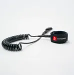 SUP irklentės saitas Starboard Semi-Coil Leash - Ankle / Calf 9' juodas