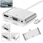 Swiatkabli Adapteris i&scaron; lightning į Hdmi / Vga + 3,5 mm lizdas