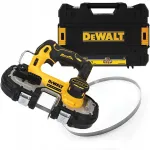 Juostinis pjūklas 18v 46mm Dewalt Dcs377nt lagaminas