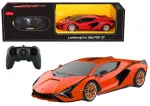 Nuotoliniu būdu valdomas automobilis Lamborghini Sian, oranžinis