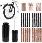 Lpzmpz tubeless padangų remonto komplektas, įrankių rinkinys, skirtas plento dviračiams, dviračių padangų remonto juostelės su lipniomis juostelėmis ir &scaron;akute, skirtas mtb gravel ir plento dviračiams