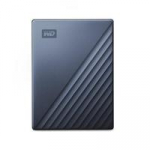 Kietasis diskas Western Digital My Passport Ultra 4TB Mėlyna USB-C/USB3.0 HDD 2,5 colio metalo apdaila RTL ne&scaron;iojamas i&scaron;orinis