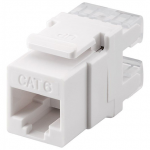 Goobay Gogobay 95740 Keystone modulis RJ45 CAT 6, UTP, 250 MHz, baltas